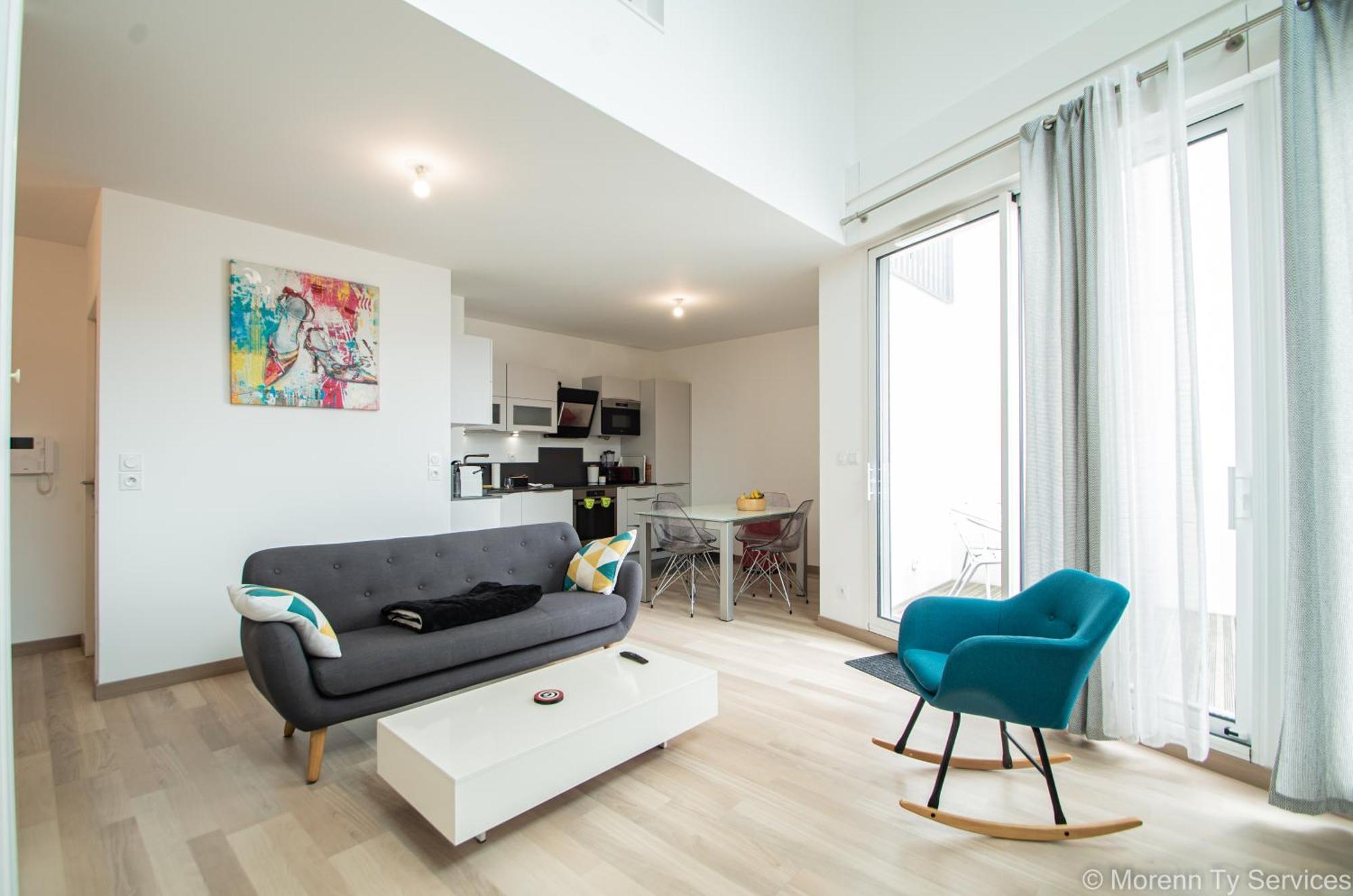 Triplex Terrasse Proche Metro - Ty Ar Mabilay Apartment *