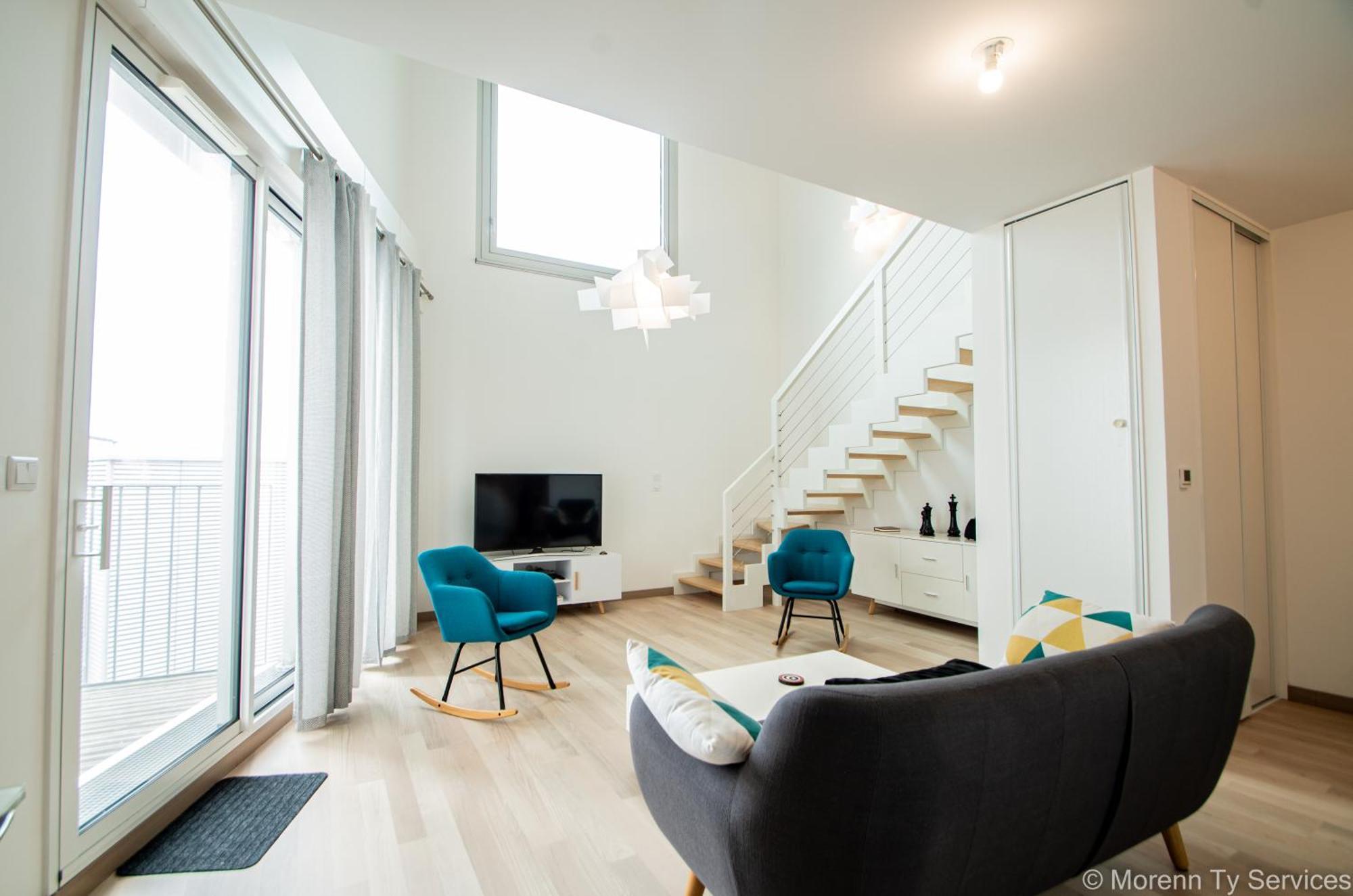 Apartment Triplex Terrasse Proche Metro - Ty Ar Mabilay *